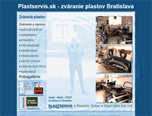 Tablet Screenshot of plastservis.sk